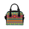 Mexican Pattern Print Design 04 Shoulder Handbag