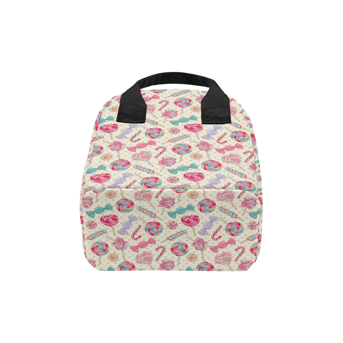 Candy Pattern Print Design CA04 Insulated Lunch Bag