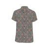 Calendar Aztec Pattern Print Design 04 Men's Short Sleeve Button Up Shirt