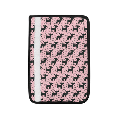 Chihuahua Pink Print Pattern Car Seat Belt Cover