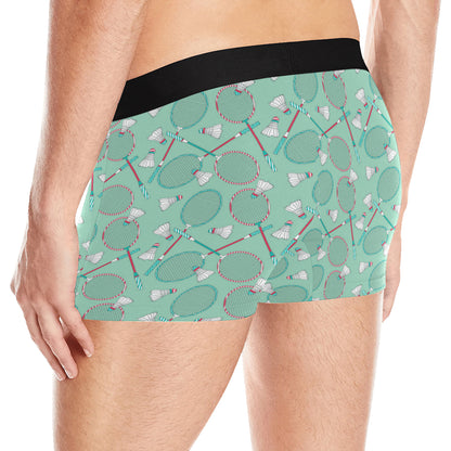 Badminton Pattern Print Design 05 Men's Boxer Briefs