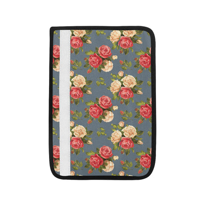 Rose Pattern Print Design RO017 Car Seat Belt Cover
