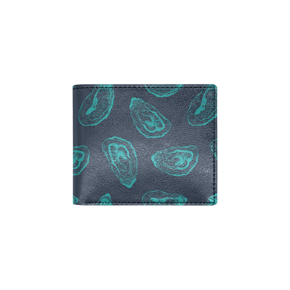 Oyster Pattern Print Design 01 Men's ID Card Wallet