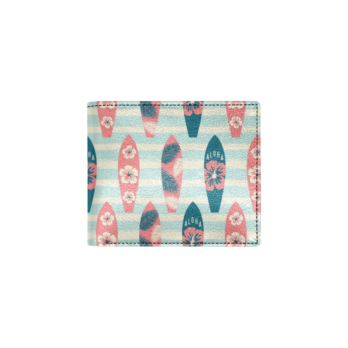 Aloha Hawaii Surfboard Pattern Print Design 02 Men's ID Card Wallet