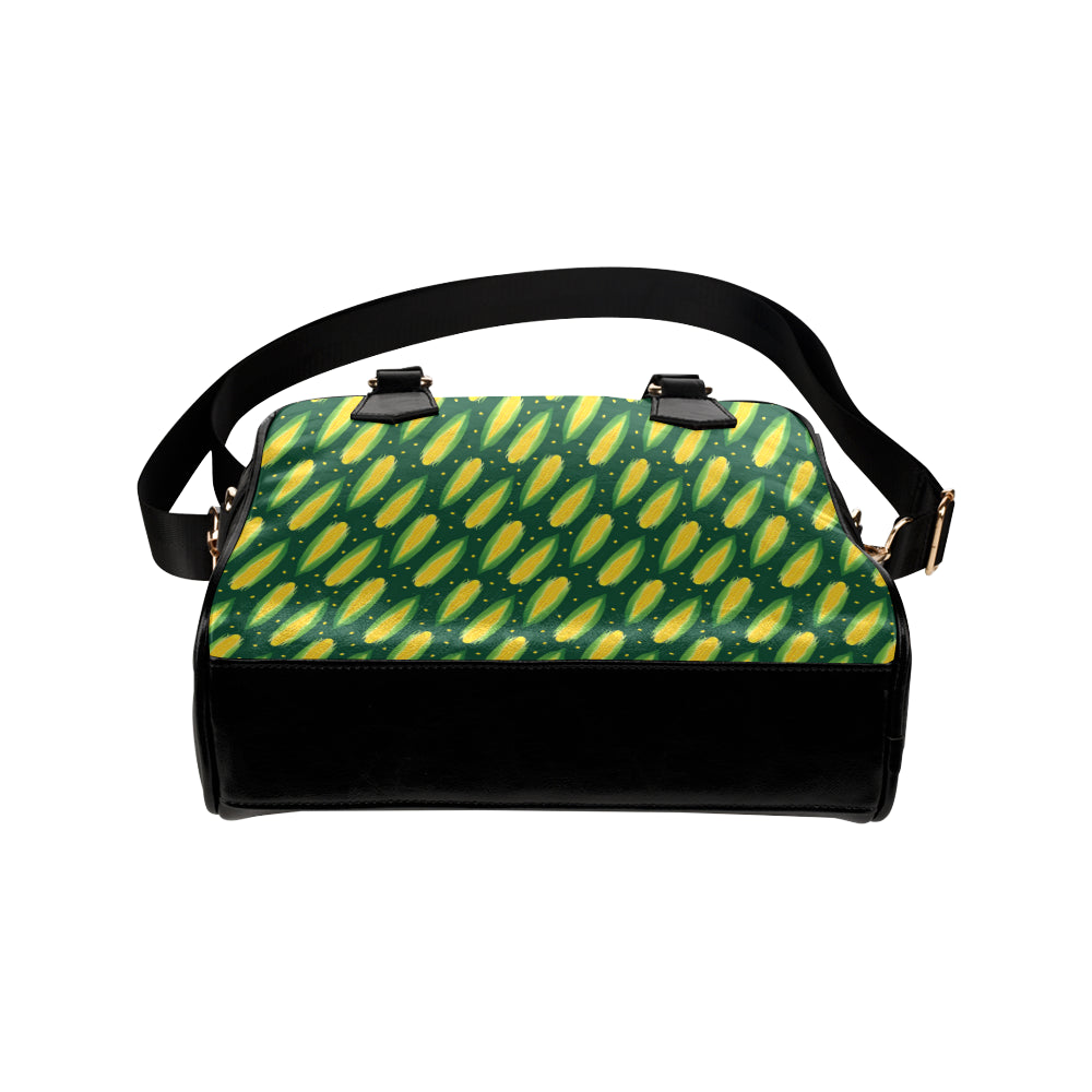 Corn Pattern Print Design 03 Shoulder Handbag