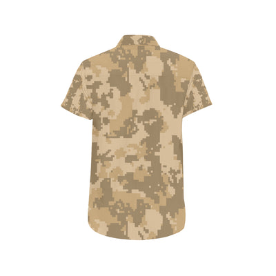 ACU Digital Desert Camouflage Men's Short Sleeve Button Up Shirt