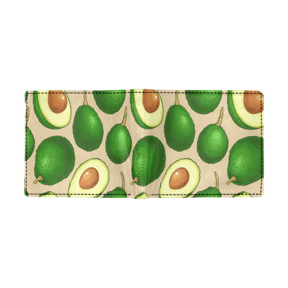 Avocado Pattern Print Design AC010 Men's ID Card Wallet