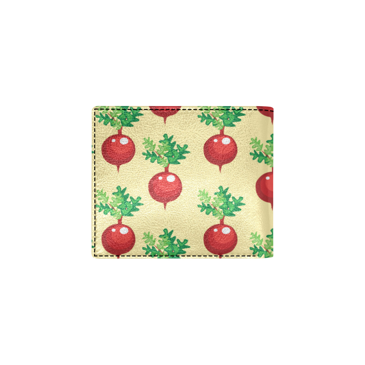 Radish Pattern Print Design A02 Men's ID Card Wallet