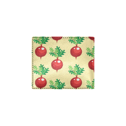 Radish Pattern Print Design A02 Men's ID Card Wallet