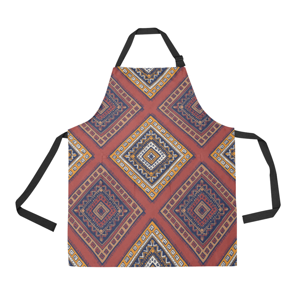 Native Pattern Print Design A06 Apron with Pocket