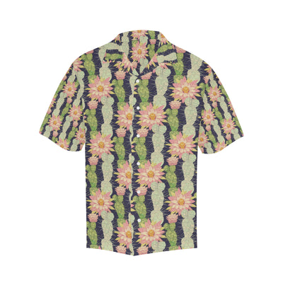 Cactus Pattern Print Design 01 Men's Hawaiian Shirt