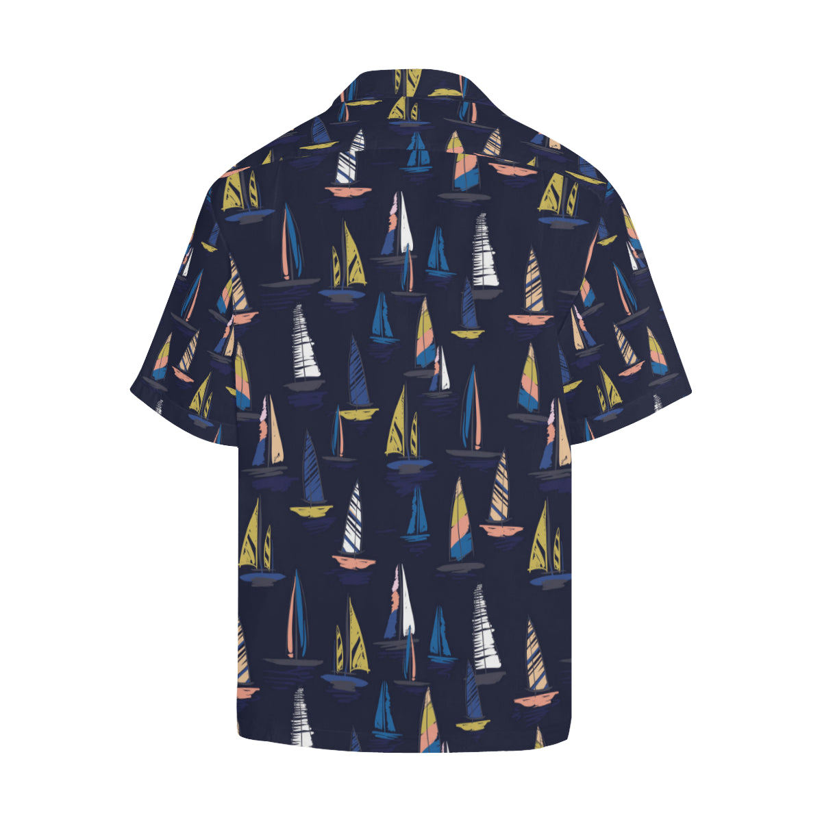 Sailing Ships Pattern Print Design A03 Men's Hawaiian Shirt