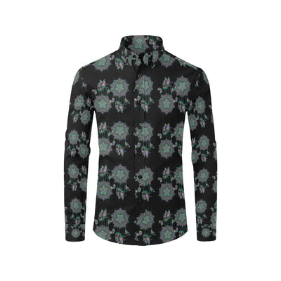 Dream Catcher Colorful Hand Draw Men's Long Sleeve Shirt