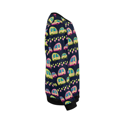 Camper Cute Camping Design No 3 Print Men Long Sleeve Sweatshirt