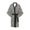 Chicken Pattern Print Design 01 Women's Short Kimono