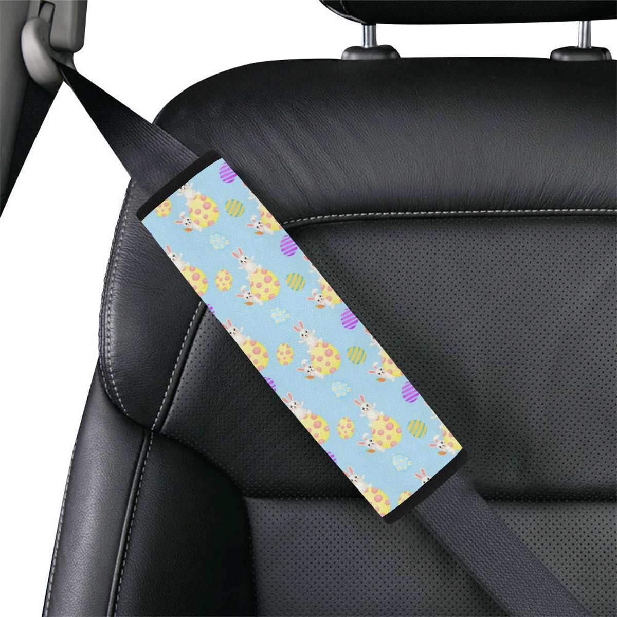 Easter Eggs Pattern Print Design RB015 Car Seat Belt Cover