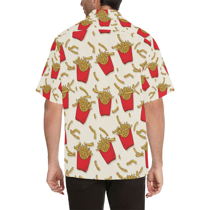 French Fried Pattern Print Design 01 Men's Hawaiian Shirt