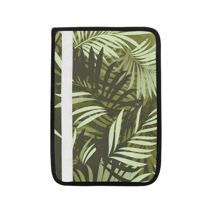 Palm Leaves Pattern Print Design PL05 Car Seat Belt Cover