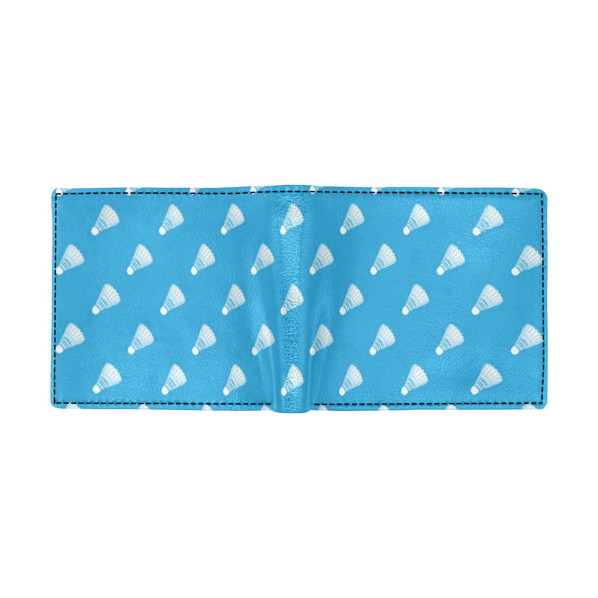 Badminton Ball Pattern Print Design 08 Men's ID Card Wallet