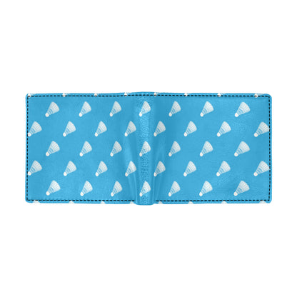 Badminton Ball Pattern Print Design 08 Men's ID Card Wallet