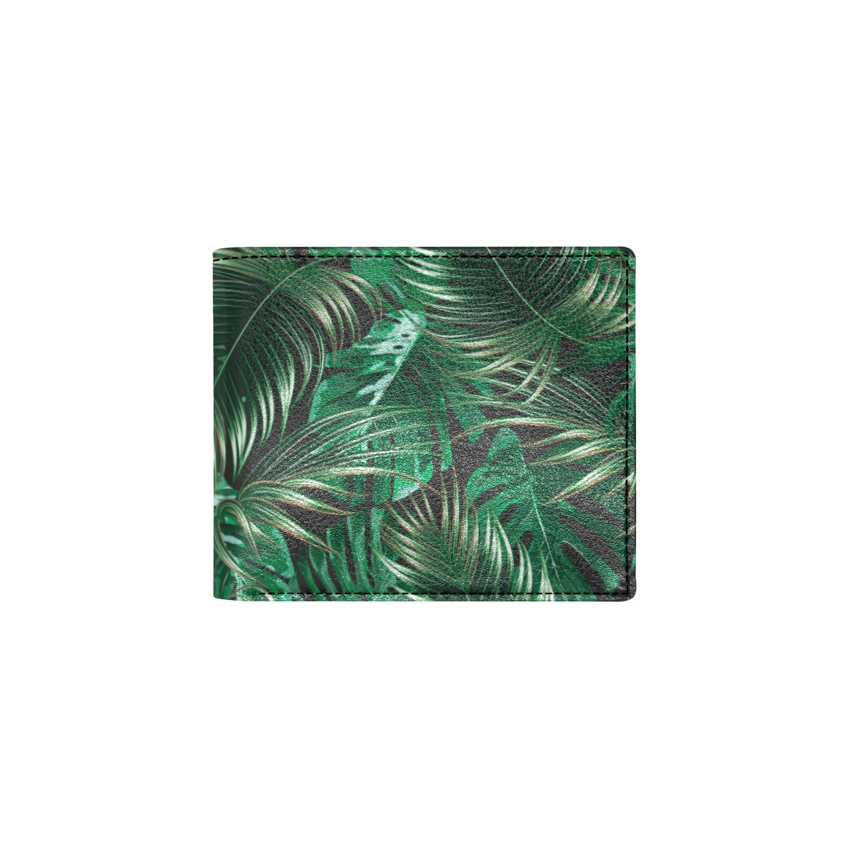Tropical Flower Pattern Print Design TF012 Men's ID Card Wallet