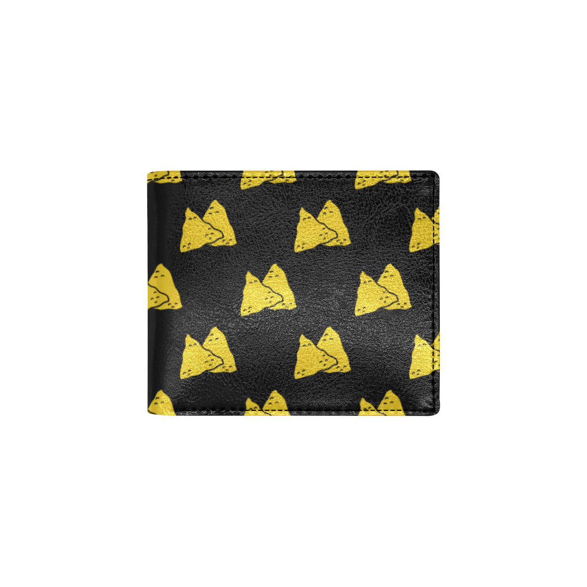 Nachos Pattern Print Design A02 Men's ID Card Wallet
