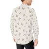 Swallow Bird Pattern Print Design 01 Men's Long Sleeve Shirt