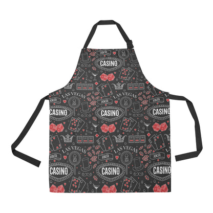 Casino Pattern Print Design 04 Apron with Pocket
