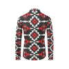 Navajo Pattern Print Design A02 Men's Long Sleeve Shirt