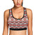 Aztec Western Style Print Pattern Sports Bra