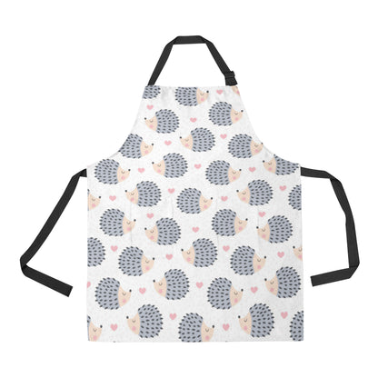 Hedgehog Baby Pattern Print Design 03 Apron with Pocket