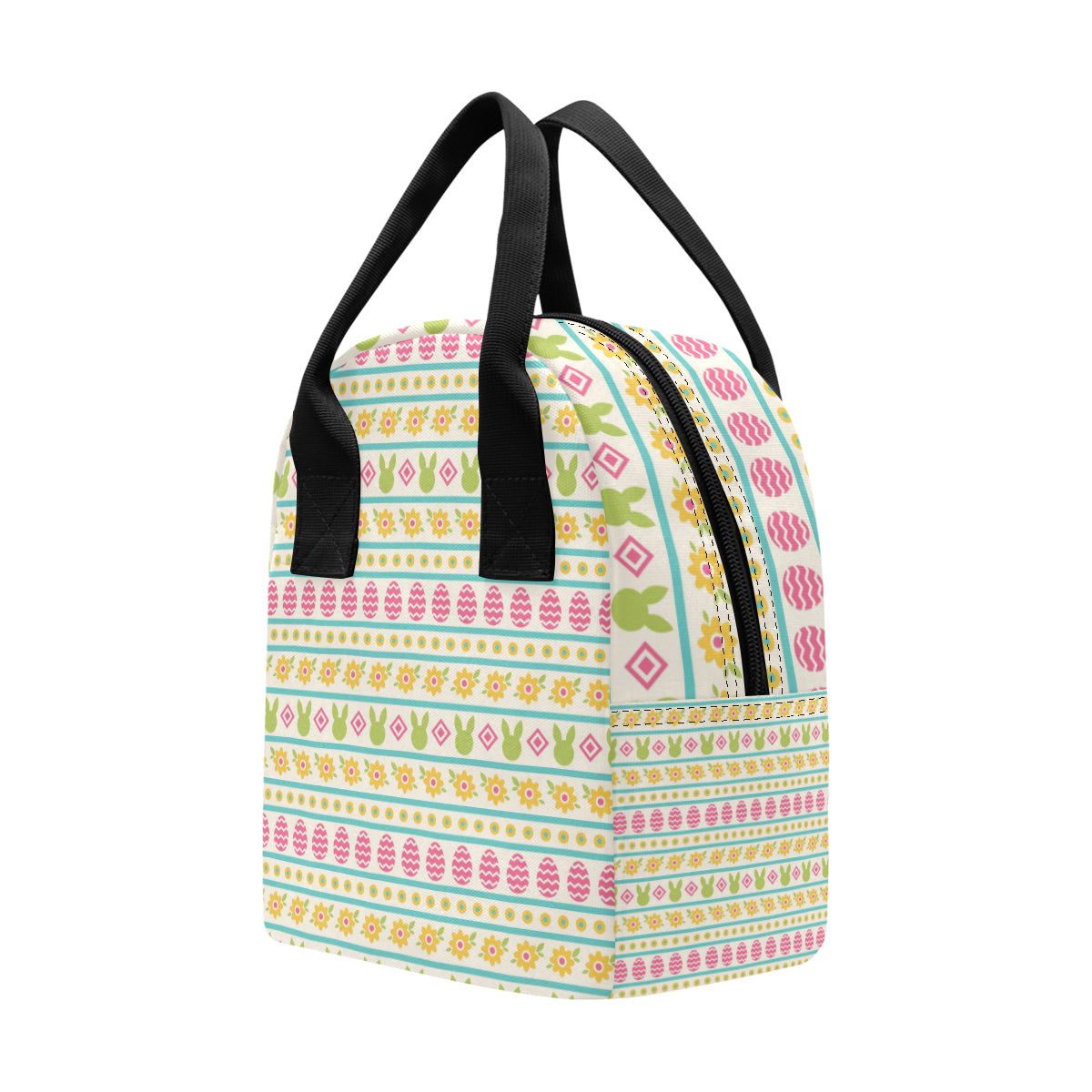Easter Eggs Pattern Print Design RB016 Insulated Lunch Bag