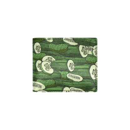 Cucumber Pattern Print Design CC01 Men's ID Card Wallet