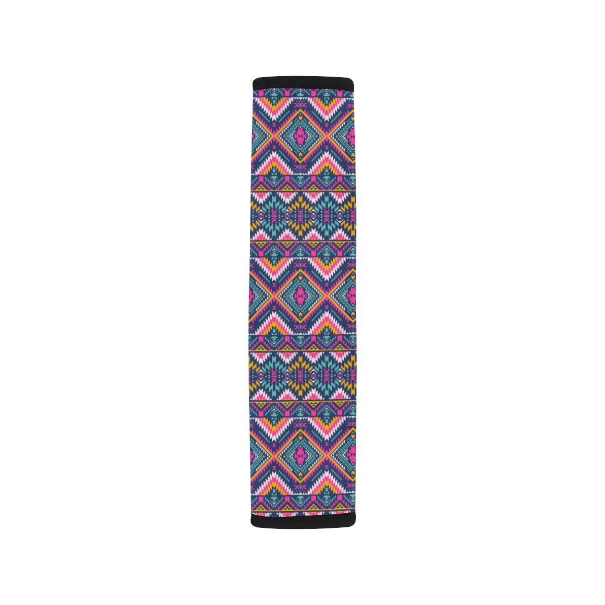 Indian Navajo Pink Themed Design Print Car Seat Belt Cover