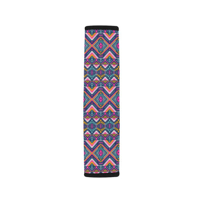 Indian Navajo Pink Themed Design Print Car Seat Belt Cover