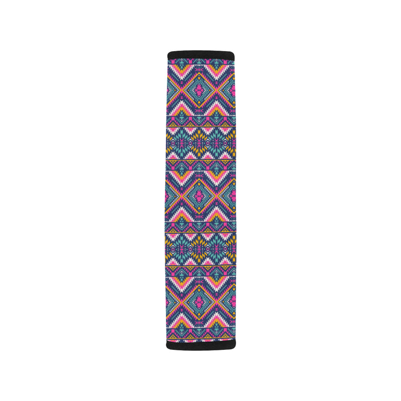Indian Navajo Pink Themed Design Print Car Seat Belt Cover