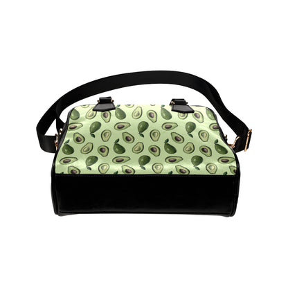 Avocado Pattern Print Design 02 Shoulder Handbag