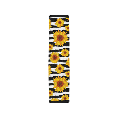 Sunflower Pattern Print Design SF010 Car Seat Belt Cover