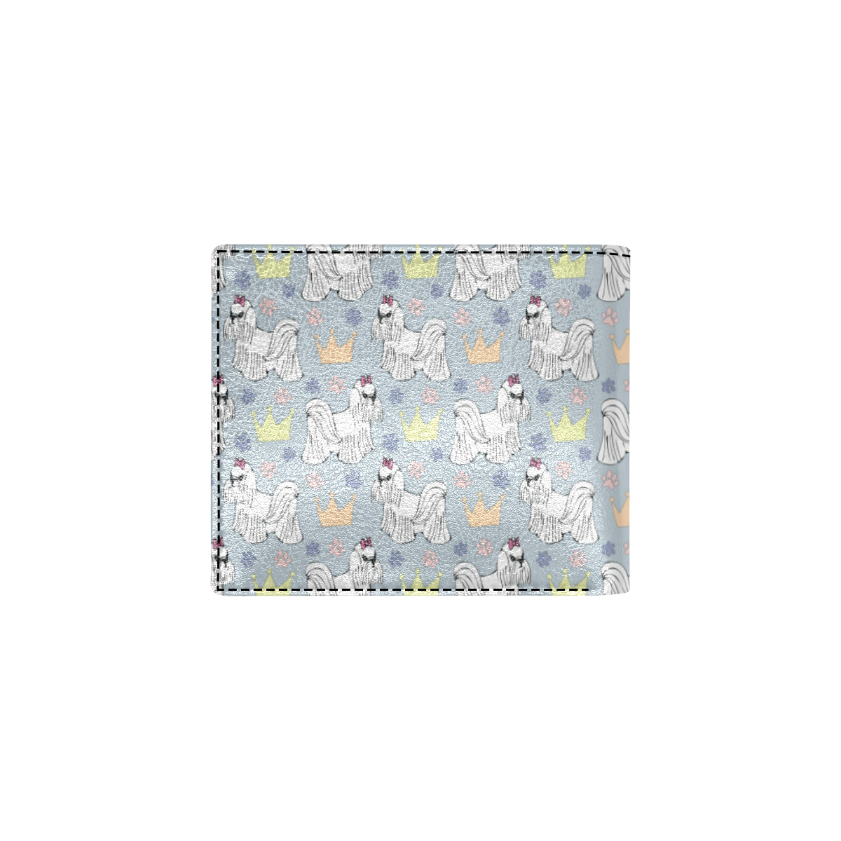Maltese Pattern Print Design 04 Men's ID Card Wallet