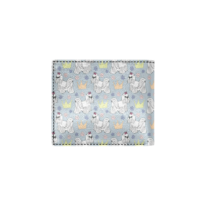 Maltese Pattern Print Design 04 Men's ID Card Wallet