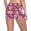 Cherry Blossom Pattern Print Design CB06 Yoga Shorts