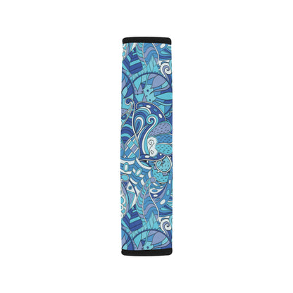 Funky Retro Pattern Print Design A02 Car Seat Belt Cover