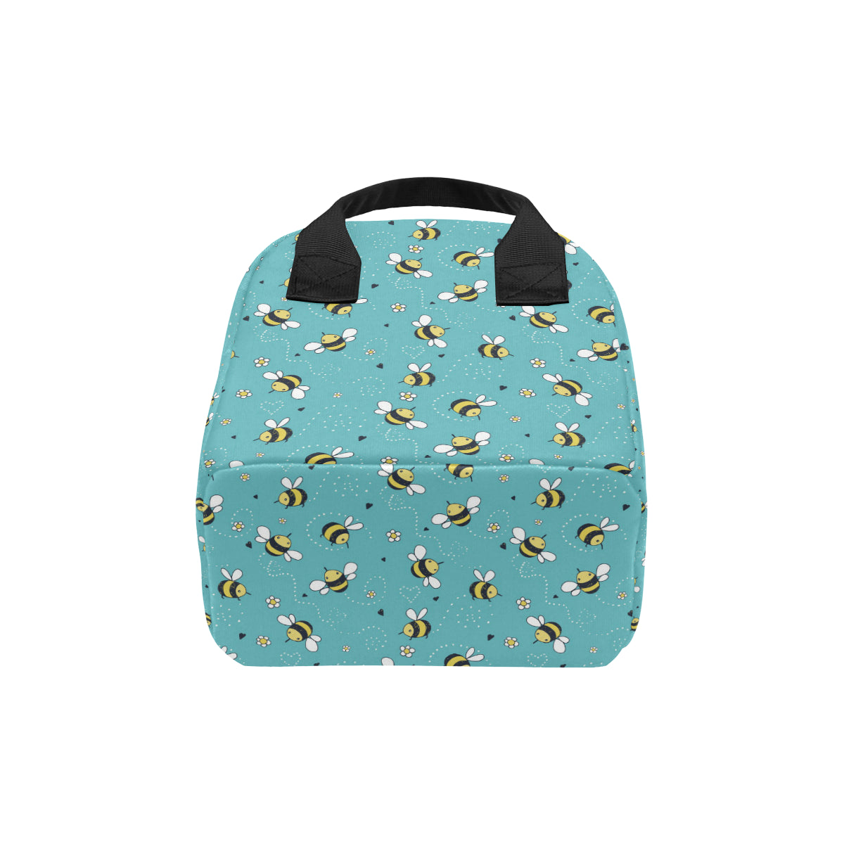 Bee Pattern Print Design BEE02 Insulated Lunch Bag