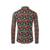 Flower Hawaiian Red Hibiscus Design Print Men's Long Sleeve Shirt