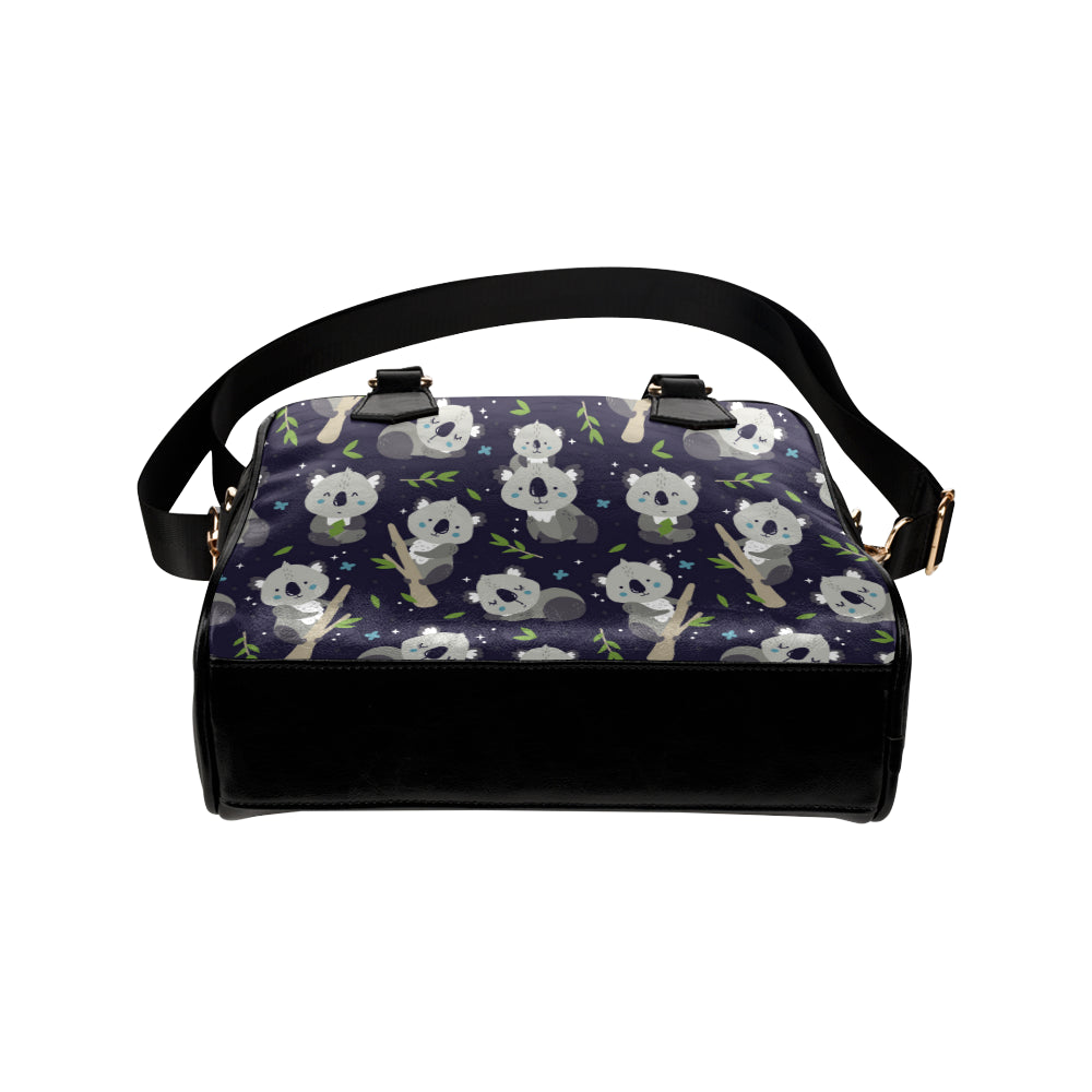 Koala Pattern Print Design 04 Shoulder Handbag