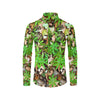 Camouflage Realistic Tree Fresh Print Men's Long Sleeve Shirt