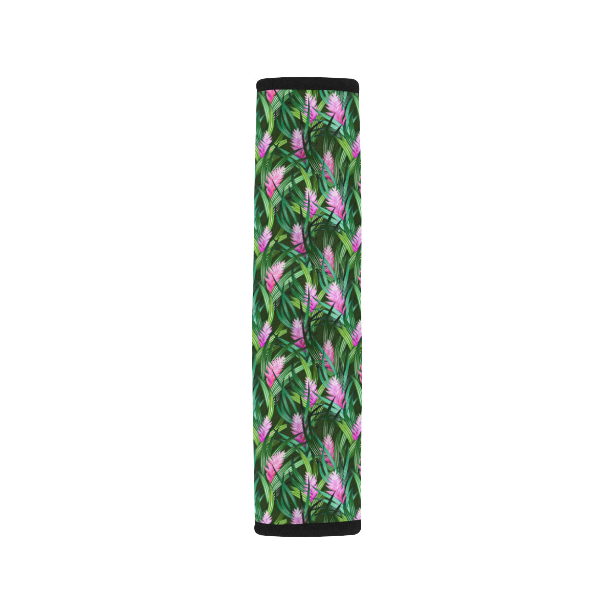 Tropical Folower Pink Heliconia Print Car Seat Belt Cover