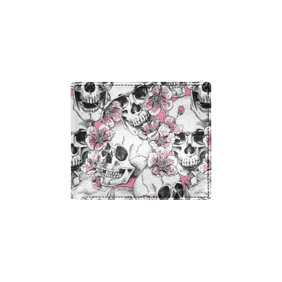 Cherry Blossom Pattern Print Design CB03 Men's ID Card Wallet