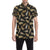 Fern Leave Bright Print Pattern Men's Short Sleeve Button Up Shirt