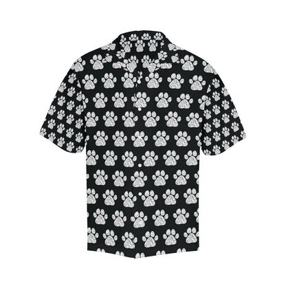 Paw Pattern Print Design A02 Men's Hawaiian Shirt